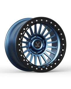 Big Bull Alpha 17X9 Midnight Blue W/ Black Ring